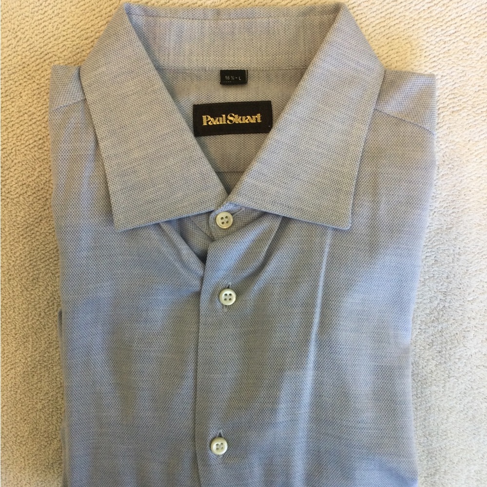 Paul Stuart Blue Men's Shirt